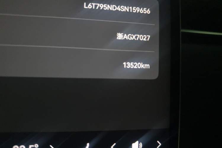 Used Zeekr 9X 2025 Ultra Edition Odometer Close Up