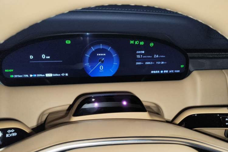 Used Zeekr 9X 2025 Ultra Edition Odometer Close Up