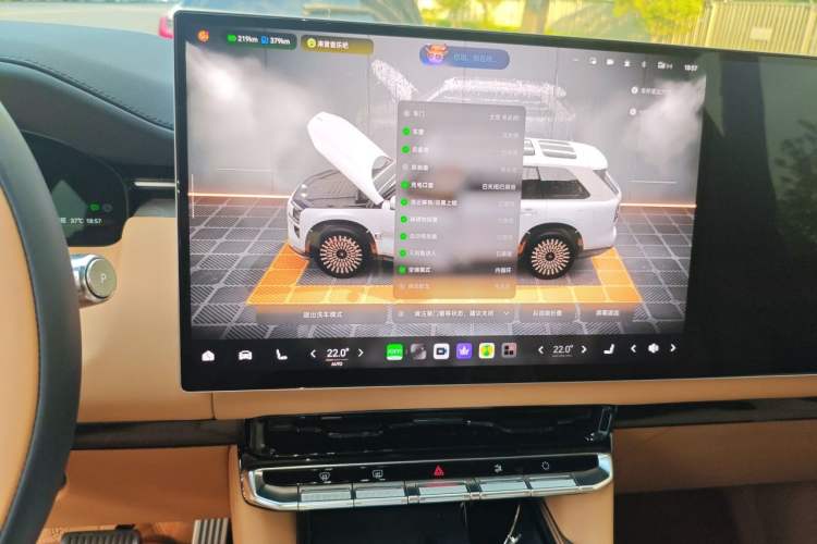 Used Zeekr 9X 2025 Hyper Edition Audio And AC Panel