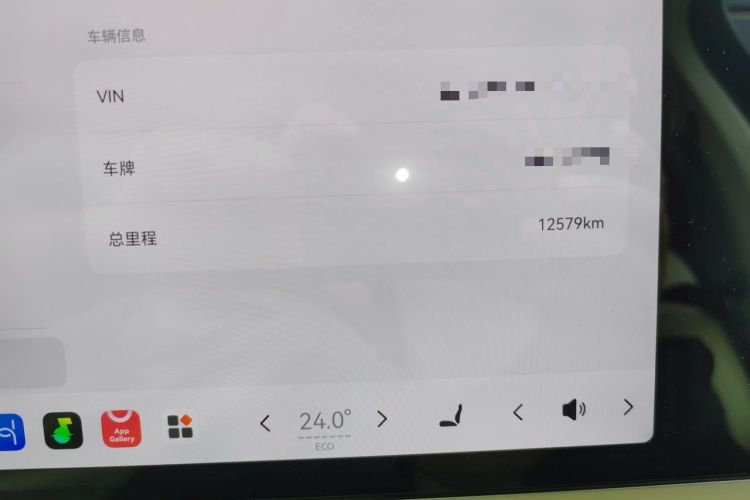 Used Zeekr 9X 2025 Ultra Edition 70kWh Odometer Close Up