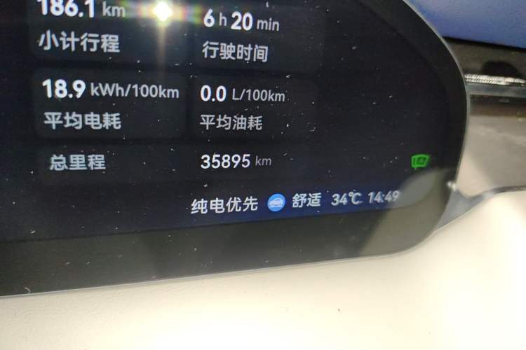 Used Zeekr 9X 2025 Max Edition Odometer Close Up