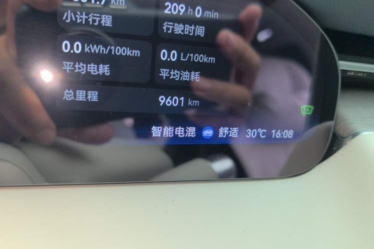 Used Zeekr 9X 2025 Hyper Edition Odometer Close Up