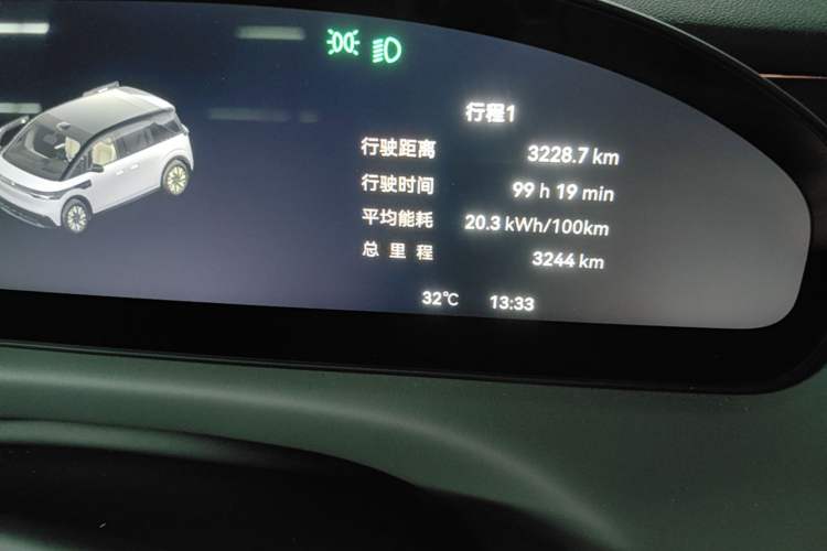 Used Zeekr MIX 2025 Intelligent Driving Version Instrument Cluster