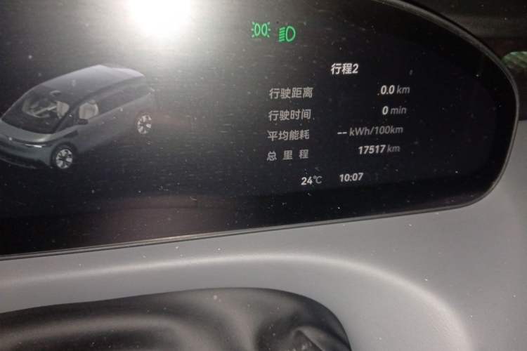 Used Zeekr MIX 2025 Long-Range Intelligent Driving Edition Odometer Close Up