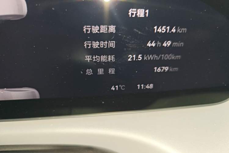 Used Zeekr MIX 2025 Intelligent Driving Version Odometer Close Up