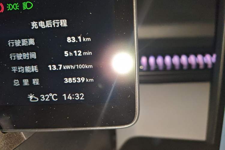 Used Zeekr X 2023 Rear-Drive YOU Edition 4 Seats Odometer Close Up