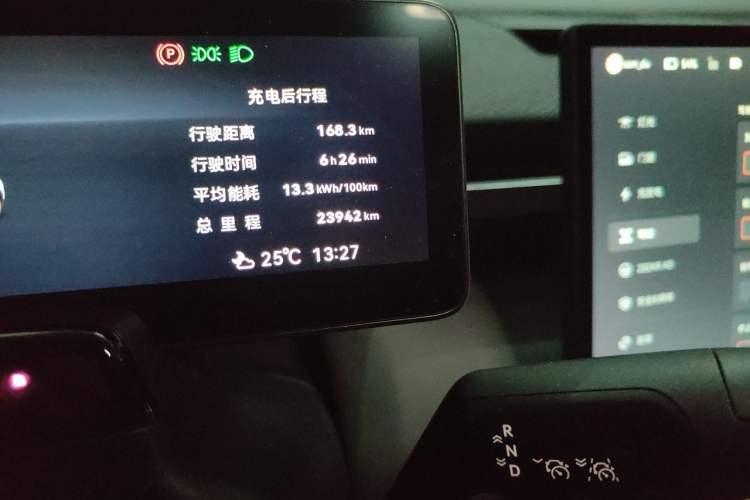 Used Zeekr X 2023 Rear-Drive YOU Edition 4 Seats Odometer Close Up