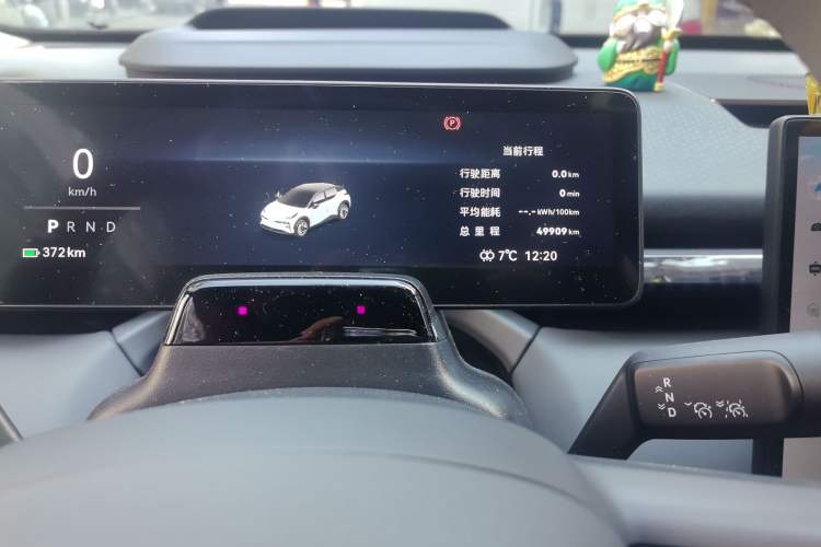 Used Zeekr X 2023 Rear-Drive ME Version 5 Seats Odometer Close Up
