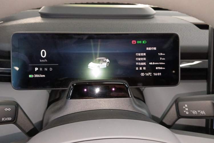 Used Zeekr X 2025 5-Seater Four-Wheel Drive Sport Version Instrument Cluster