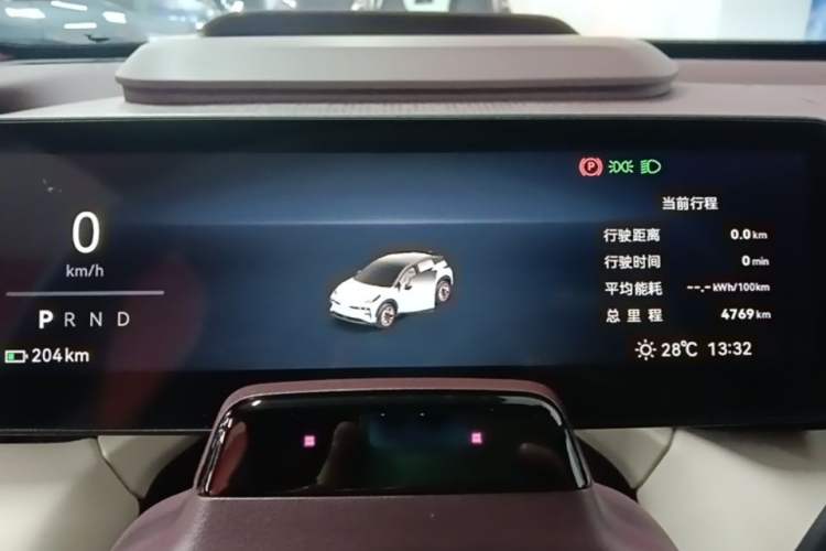 Used Zeekr X 2025 Four-Seater Rear-Drive Cube Version Instrument Cluster