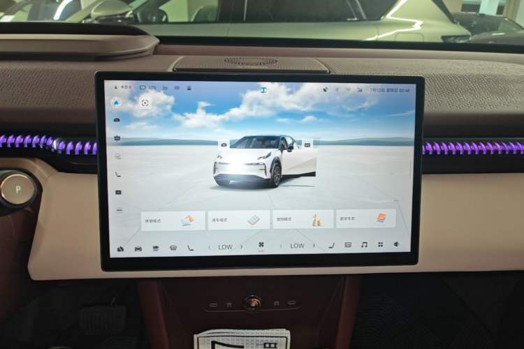 Used Zeekr X 2025 Four-Seater Rear-Drive Cube Version Audio And AC Panel