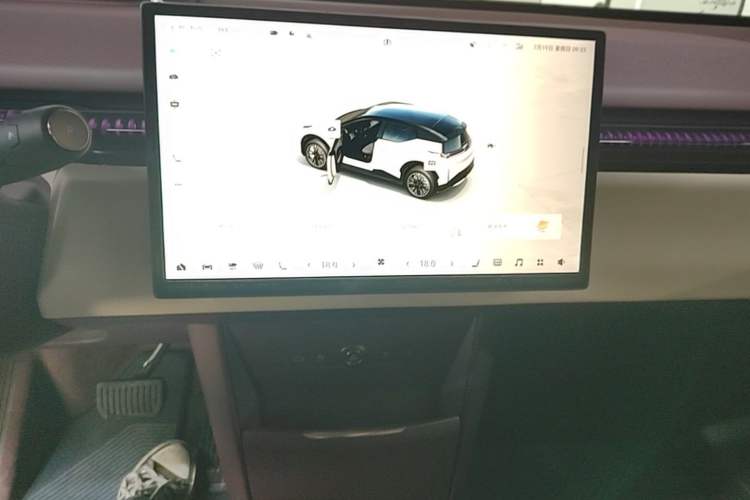 Used Zeekr X 2025 5-Seater Rear-Drive Version Audio And AC Panel