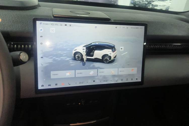 Used Zeekr X 2025 5-Seater Rear-Drive Version Audio And AC Panel