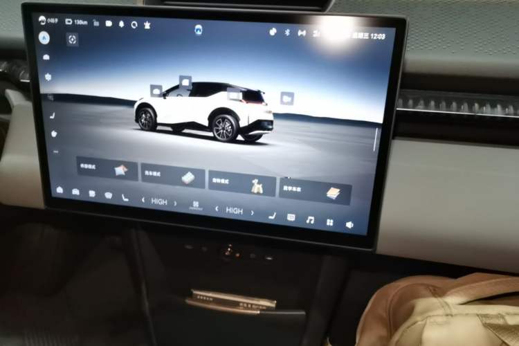 Used Zeekr X 2025 Four-Seater Rear-Drive Cube Version Audio And AC Panel
