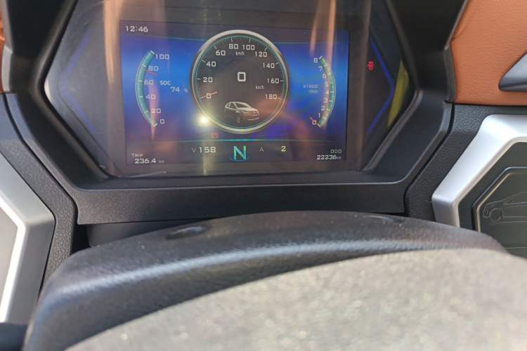 Used Zotye Cloud 100 2018 Cloud 100PLUS Smart Model Odometer Close Up