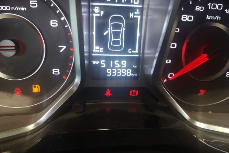 Used Zotye Domy X5 2015 1.5T Manual Luxury Version China IV Standard Odometer Close Up