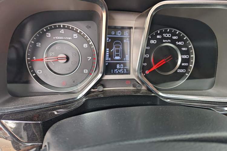 Used Zotye Domy X5 2015 1.5T Manual Luxury Version China IV Standard Odometer Close Up