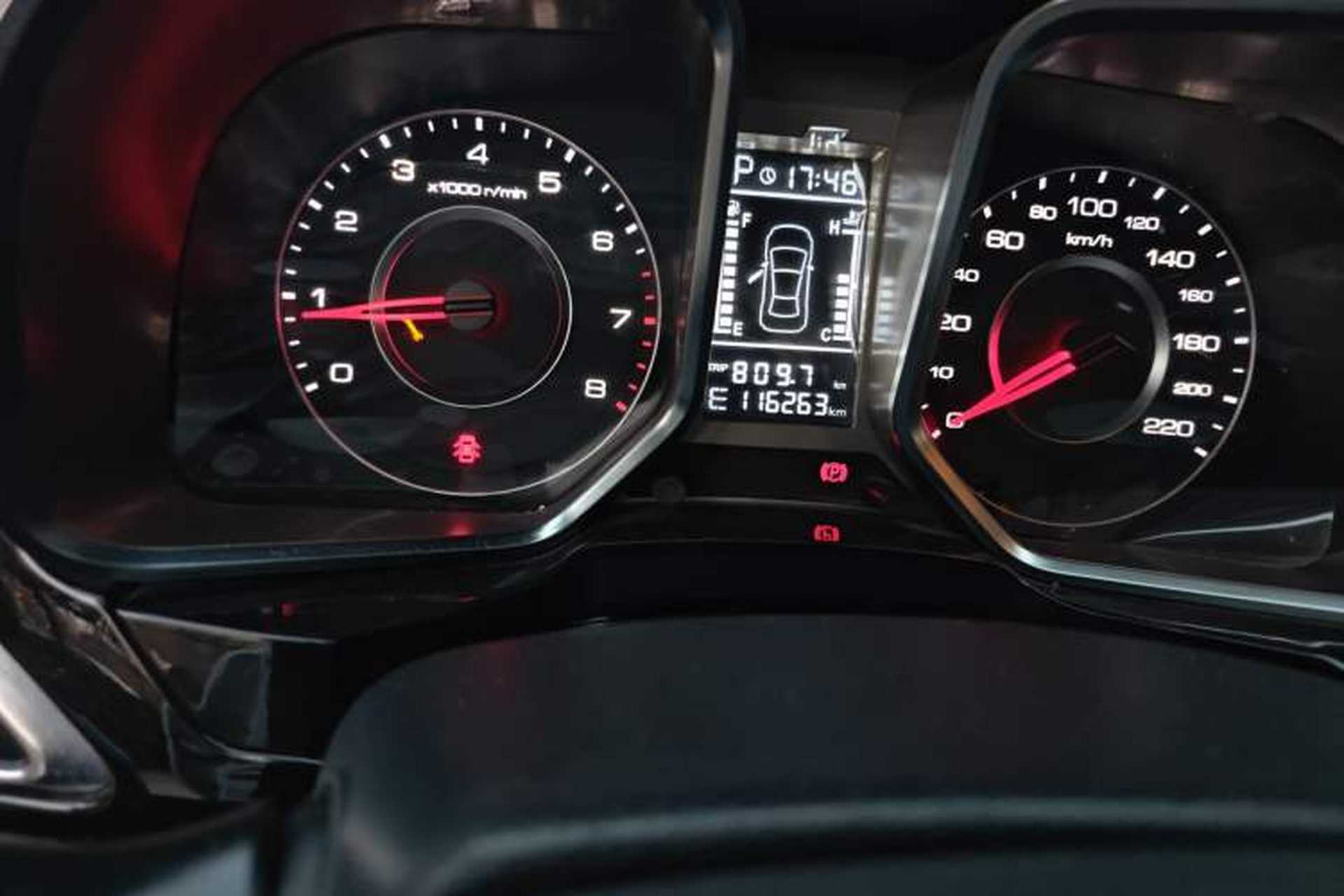 Used Zotye Domy X5 2015 1.5T CVT ZHANG GUI Model China V Standard Odometer Close Up