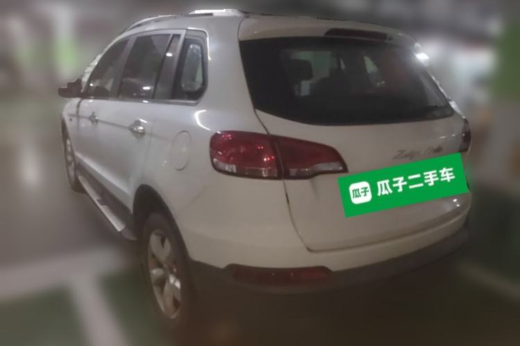 Used Zotye Domy X5 2015 1.5T Manual Luxury Model China V Standard Rear Left 45 Deg