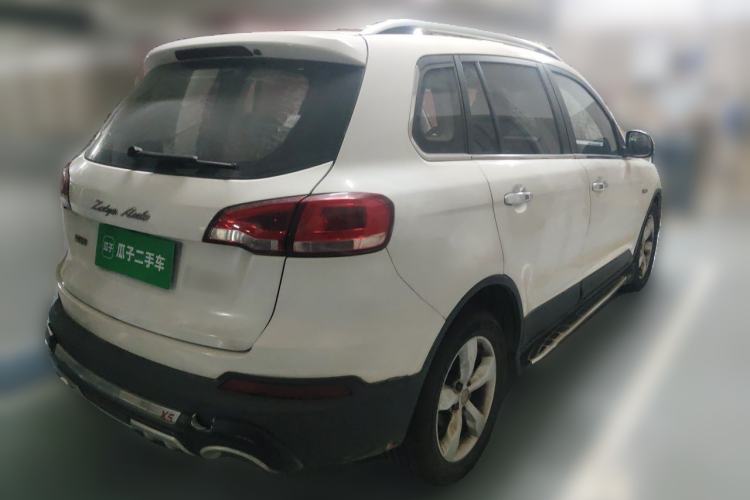 Used Zotye Domy X5 2015 1.5T CVT ZhiXian Model China IV Standard Rear Right 45 Deg