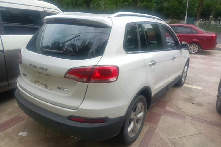 Used Zotye Domy X5 2015 1.5T Manual Luxury Version China IV Standard Rear Right 45 Deg