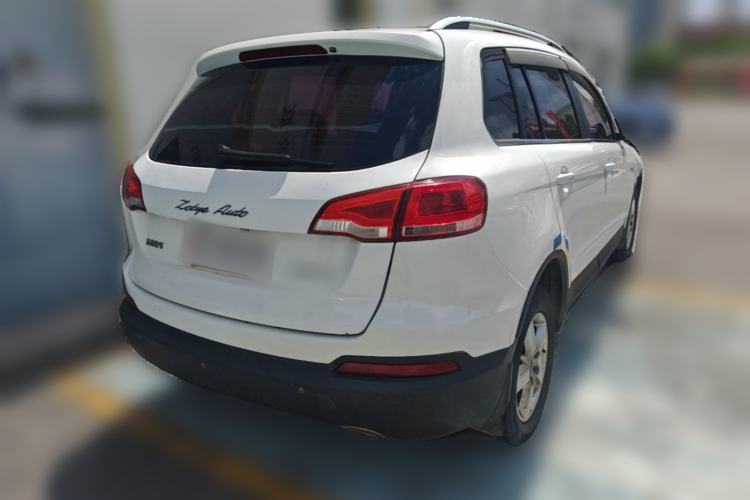 Used Zotye Domy X5 2015 1.5T Manual Luxury Model China V Standard Rear Right 45 Deg