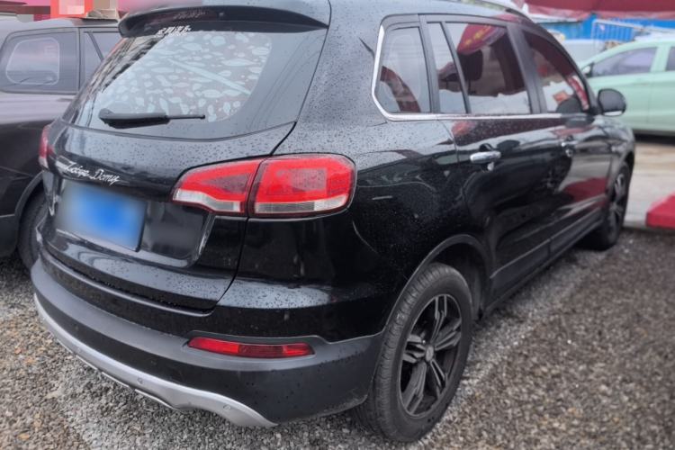Used Zotye Domy X5 2017 Upgraded Model 1.5T CVT ZhiXian Edition Rear Right 45 Deg