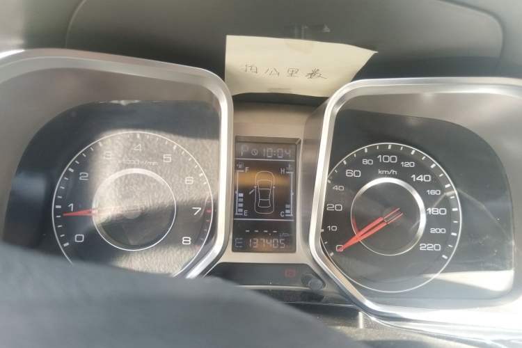 Used Zotye Domy X5 2017 Upgraded Model 1.5T CVT Landlord Edition Instrument Cluster