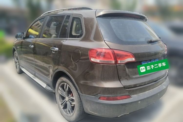 Used Zotye Domy X5 2017 Upgraded Model 1.5T CVT Landlord Edition Rear Left 45 Deg