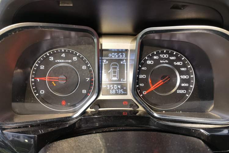 Used Zotye Domy X5 2017 Value Edition 1.6L Manual Comfort Model Instrument Cluster
