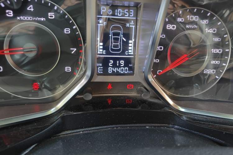 Used Zotye Domy X5 2017 Upgraded Model 1.5T CVT Landlord Edition Odometer Close Up