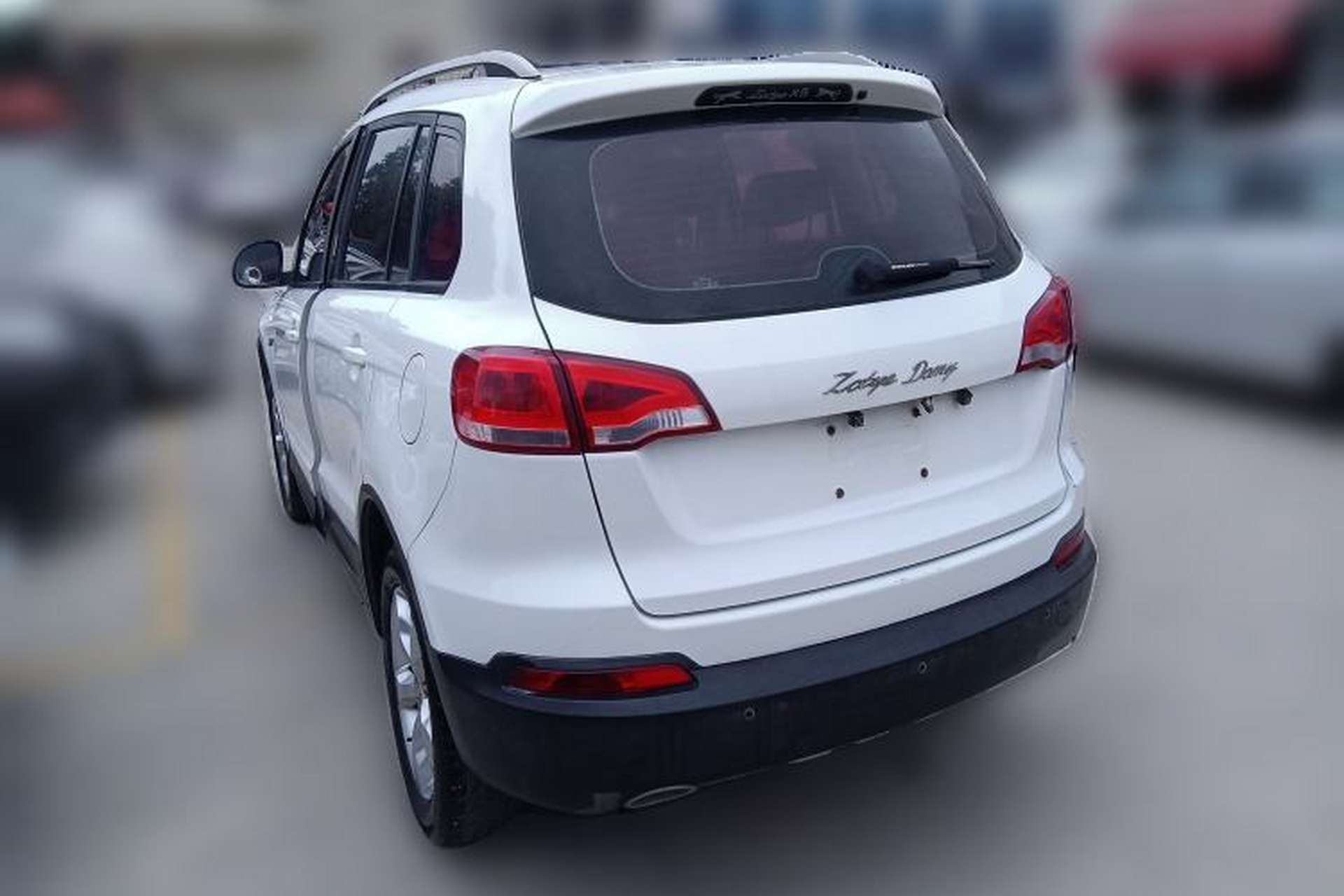 Used Zotye Domy X5 2017 Value Edition 1.6L Manual Fashion Model Rear Left 45 Deg