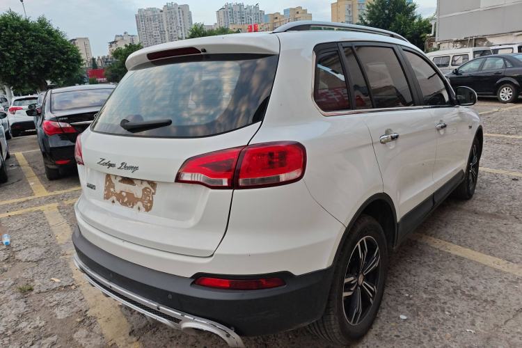 Used Zotye Domy X5 2017 Platinum Edition 1.5T Manual Luxury Model Rear Right 45 Deg