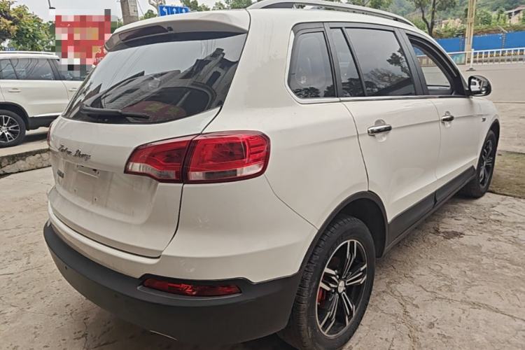 Used Zotye Domy X5 2017 Classic Edition 1.5T CVT Supreme Model Rear Right 45 Deg