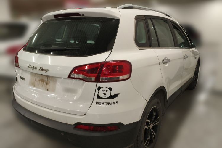 Used Zotye Domy X5 2017 Upgraded Model 1.5T CVT ZhiXian Edition Rear Right 45 Deg