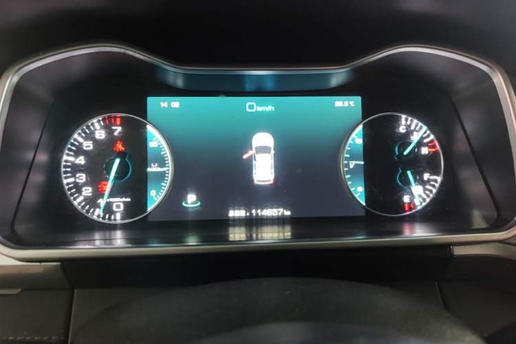 Used Zotye Domy X7 2017 Upgraded Edition 2.0T DCT Huangshan Model 7 Seats Instrument Cluster