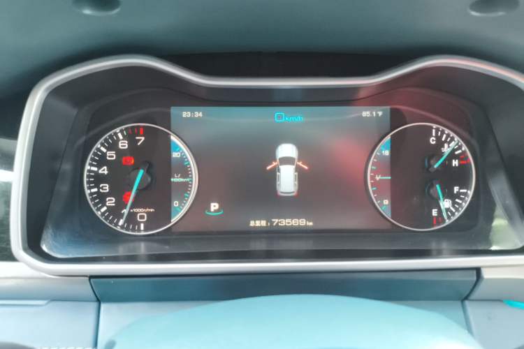 Used Zotye Domy X7 2017 Top-Grade Model 2.0T DCT Tianshan Version Instrument Cluster