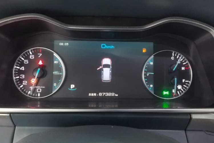 Used Zotye Domy X7 2017 1.8T DCT Prestige Model Instrument Cluster