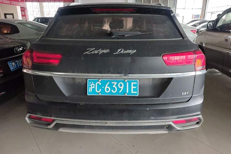 Used Zotye Domy X7 2017 Upgraded Edition 2.0T DCT Huangshan Model 7 Seats Rear