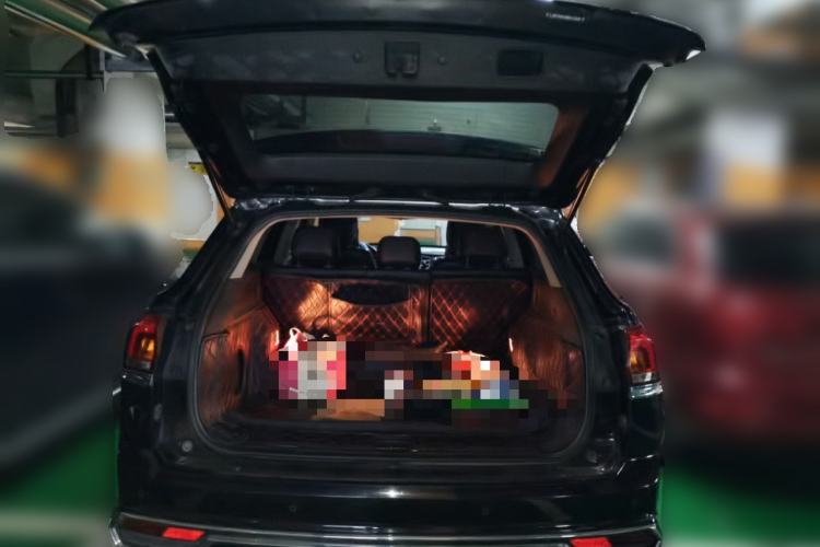 Used Zotye Domy X7 2017 1.8T DCT Prestige Model Trunk