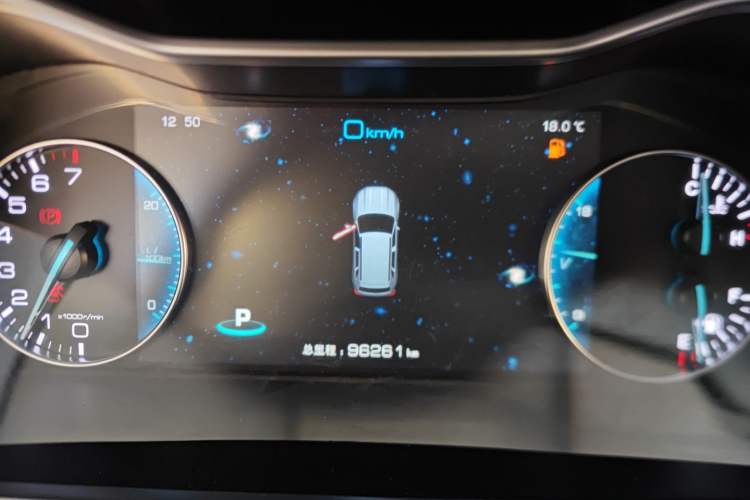 Used Zotye Domy X7 2017 Upgraded Edition 2.0T DCT Huangshan Model 7 Seats Instrument Cluster