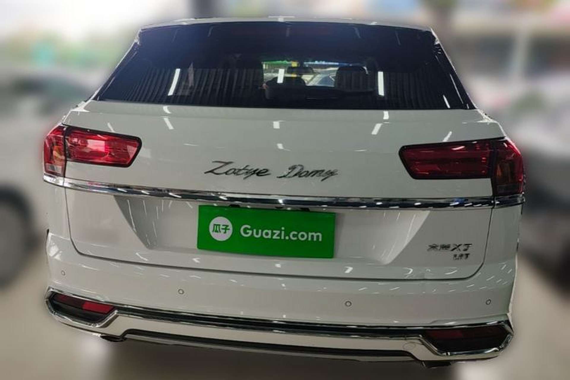 Used Zotye Domy X7 2017 Upgraded Edition 1.8T DCT Huashan Model Rear