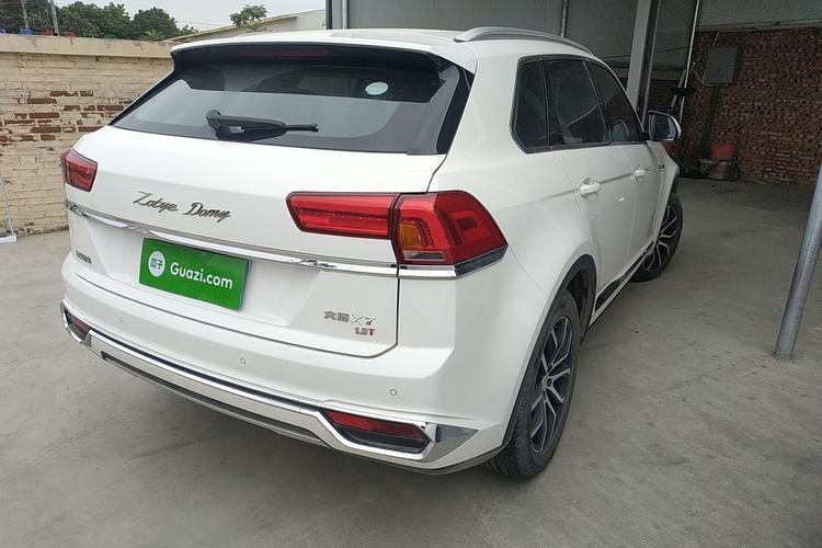 Used Zotye Domy X7 2017 Upgraded Edition 1.8T DCT Huashan Model Rear Right 45 Deg