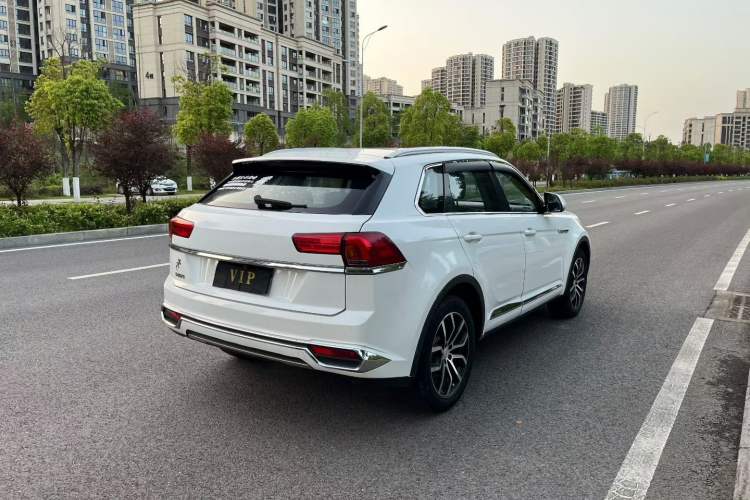 Used Zotye Domy X7 2017 1.8T Manual Luxury Model Rear Right 45 Deg