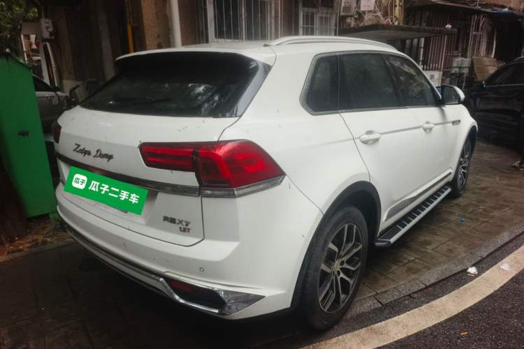 Used Zotye Domy X7 2017 1.8T DCT Prestige Model Rear Right 45 Deg