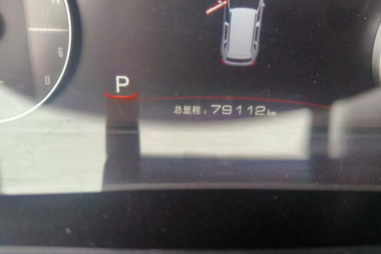Used Zotye Domy X7 2018 2.0T Automatic Supreme Edition Odometer Close Up