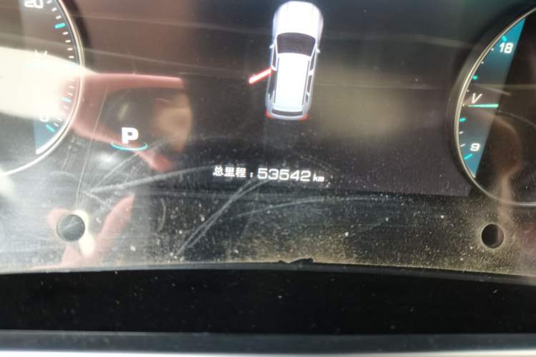Used Zotye Domy X7 2018 2.0T Automatic Prestige Edition Odometer Close Up