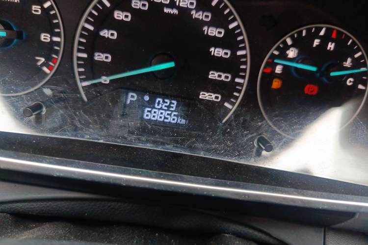 Used Zotye Domy X7 2018 Upward Edition 1.8T DCT Glory Version Odometer Close Up