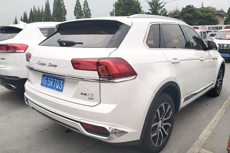 Used Zotye Domy X7 2018 2.0T Automatic Prestige Edition Rear Right 45 Deg