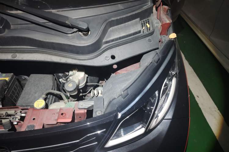 Used Zotye E200 2016 Three-Door Two-Seater Tech Edition Engine Bay Left